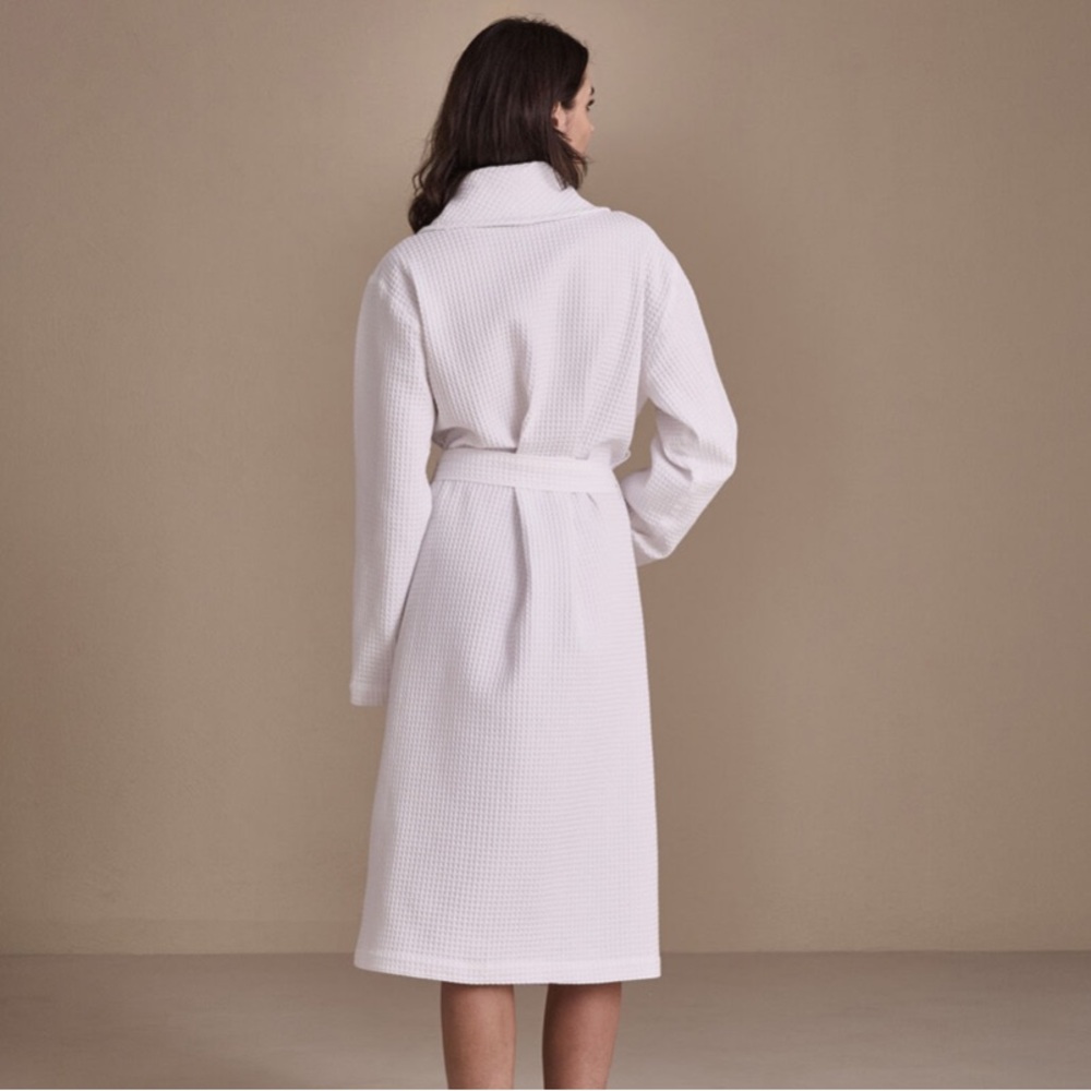 NWOT Frette Waffle Bath Robe - Picture 3 of 7